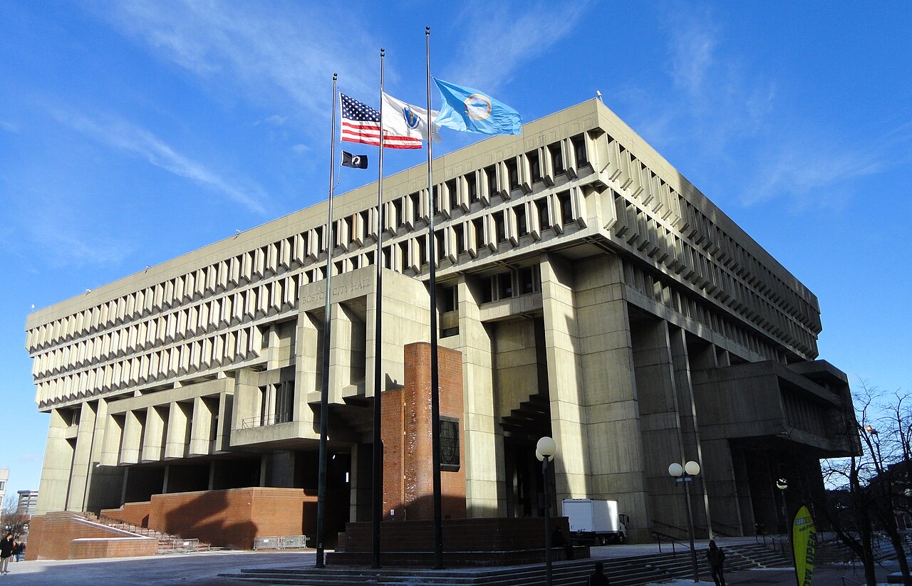 Boston City Hall in Government Center